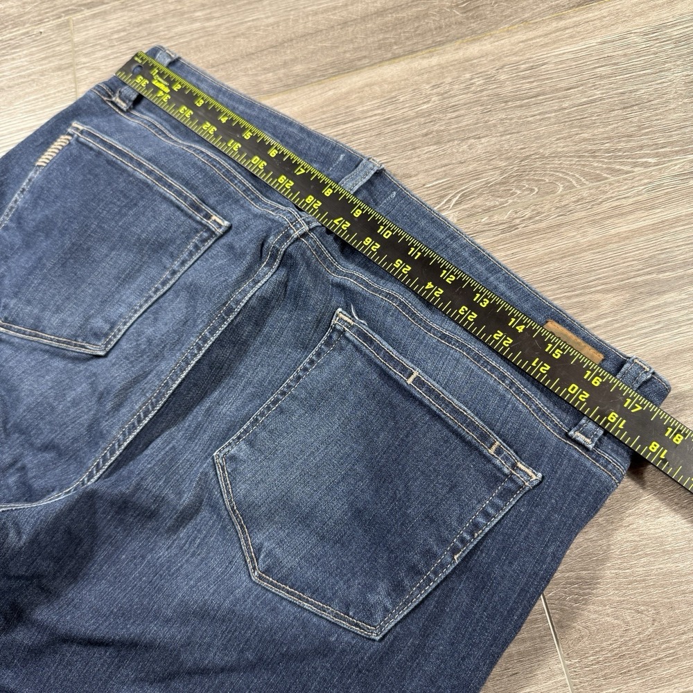 Paige Women Blue Denim Medium Wash Verdugo Crop Ankle Jean Size 32 - Picture 7 of 8